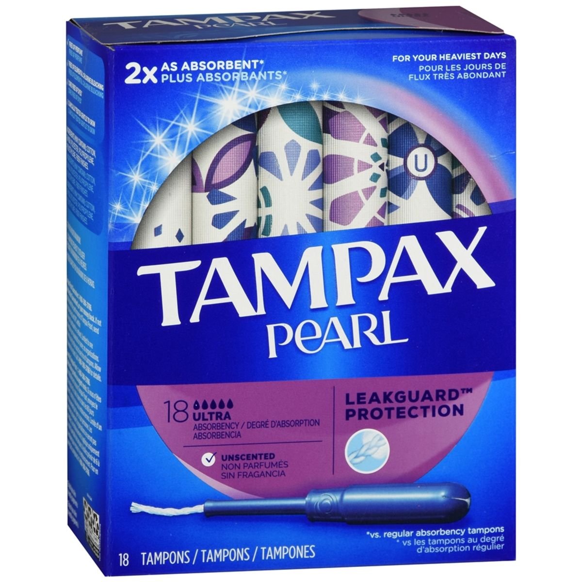 Tampax Pearl Plastic Tampons Ultra Unscented 18 Ea Medcare Wholesale Company For Beauty And 9760