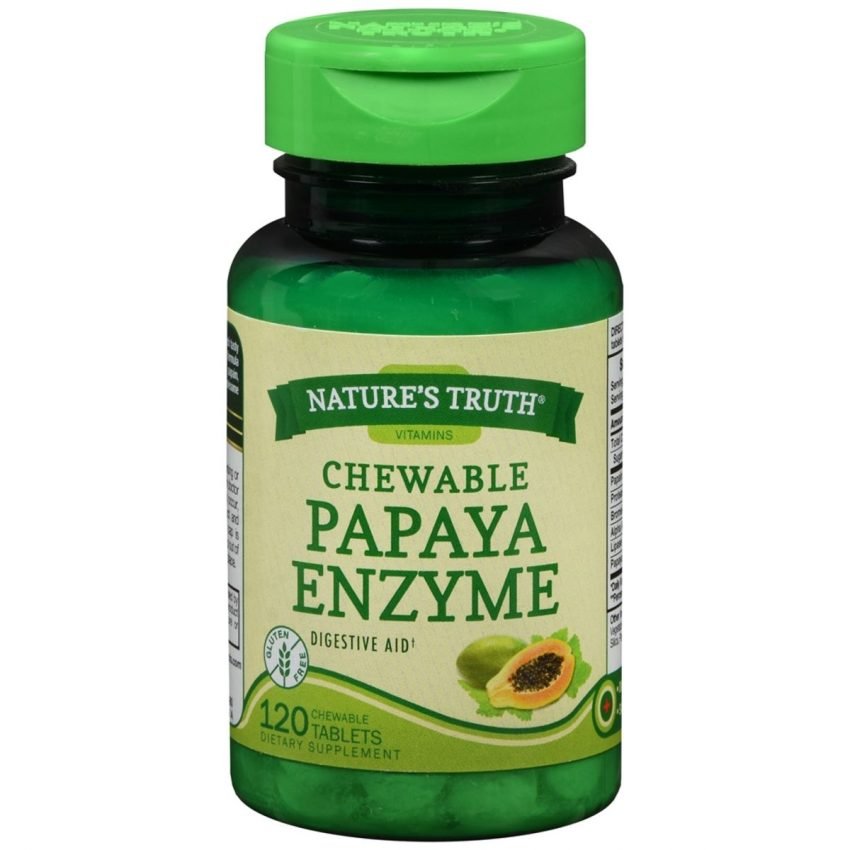 Nature’s Truth Chewable Papaya Enzyme 120 Tablets Medcare Wholesale