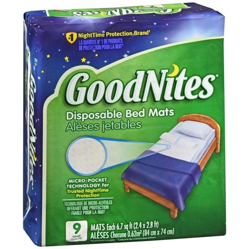 GoodNites Disposable Bed Mats, 9 Count – Medcare | Wholesale company ...