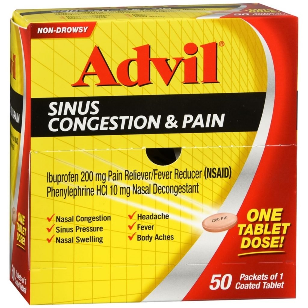 Advil Sinus Congestion & Pain – Medcare | Wholesale company for beauty ...